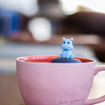 Floating Baby Hippo Tea Infuser - Cute Animal Tea Infuser for Loose Leaf Tea